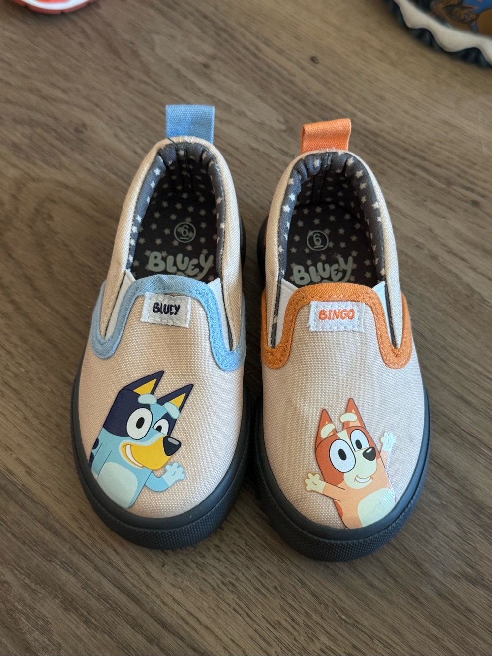 Bluey & Bingo Toddler Slip-On Shoes - Size 6c